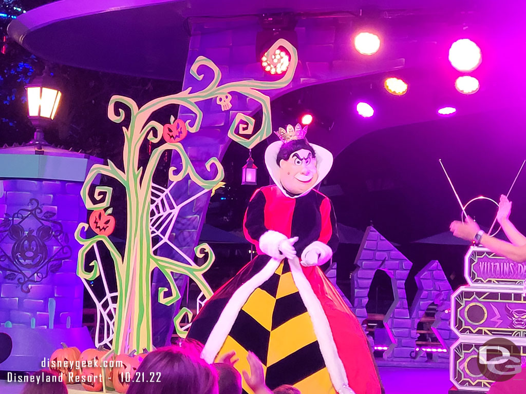 The Queen of Hearts at the Villain