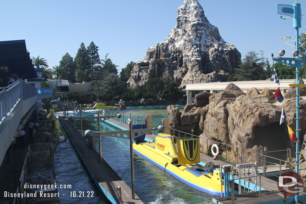 Submarine Lagoon as I approached the Monorail platform.