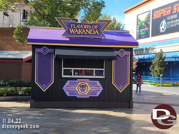 Flavors of Wakanda in Hollywood Land, opens next Friday.