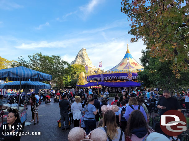 Making my way through Fantasyland.