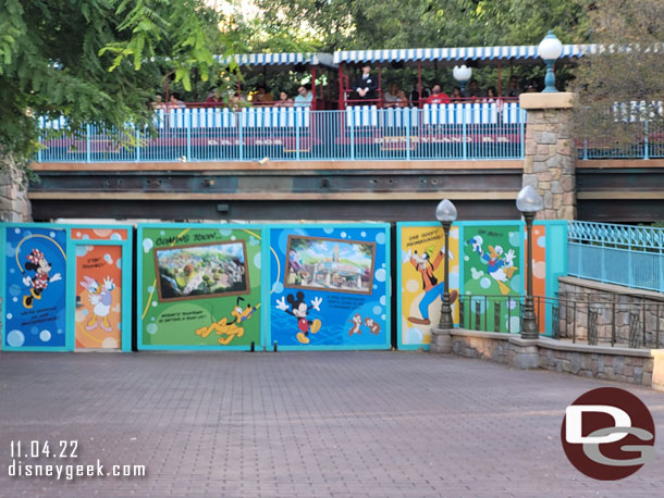 With small world closed no strollers in the area today.