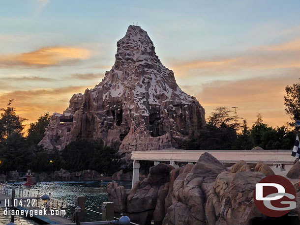 The Matterhorn as the sun was setting.