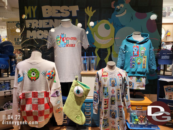 Some Monsters Inc Holiday merchandise