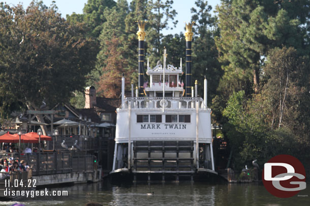 The Mark Twain is not in service this afternoon.