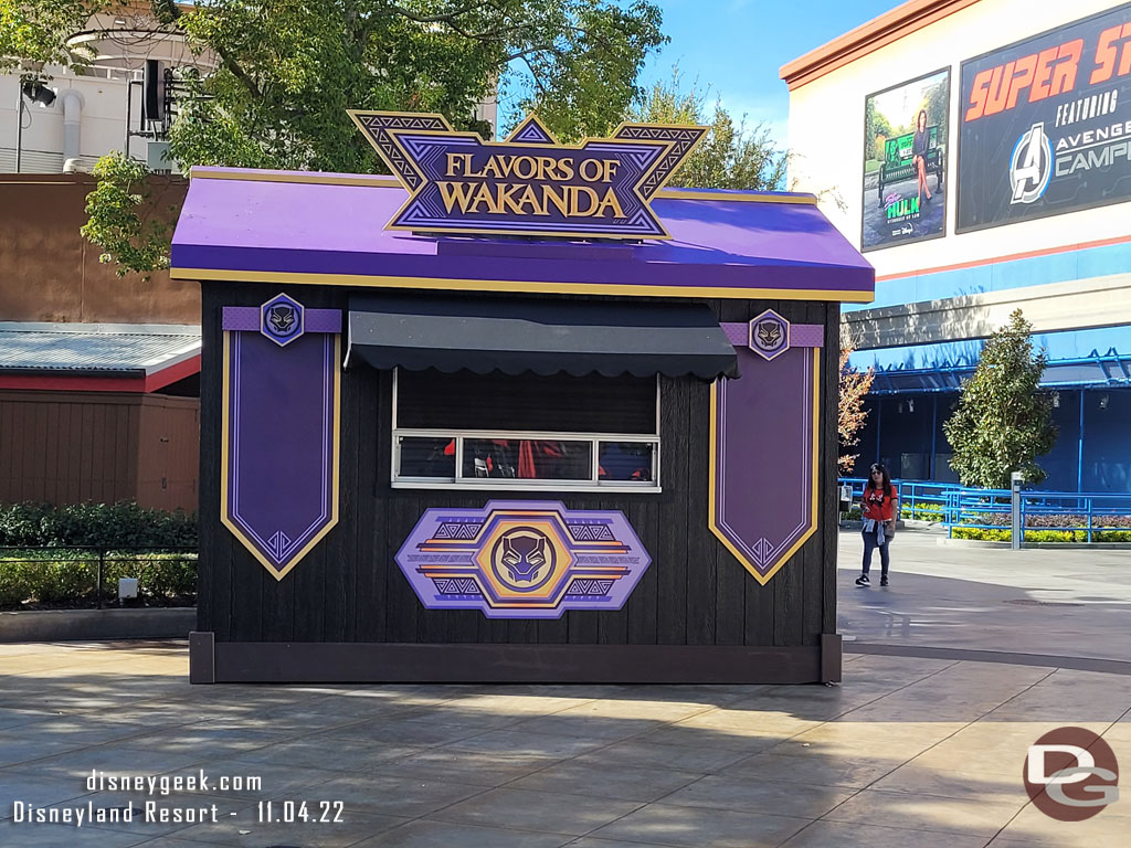 Flavors of Wakanda in Hollywood Land, opens next Friday.