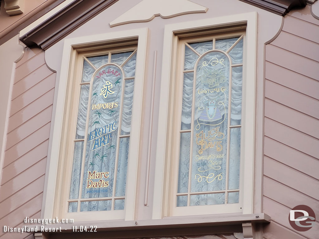 Disney Legend Alice Davis passed away today at age 93. Here is her window and Marc