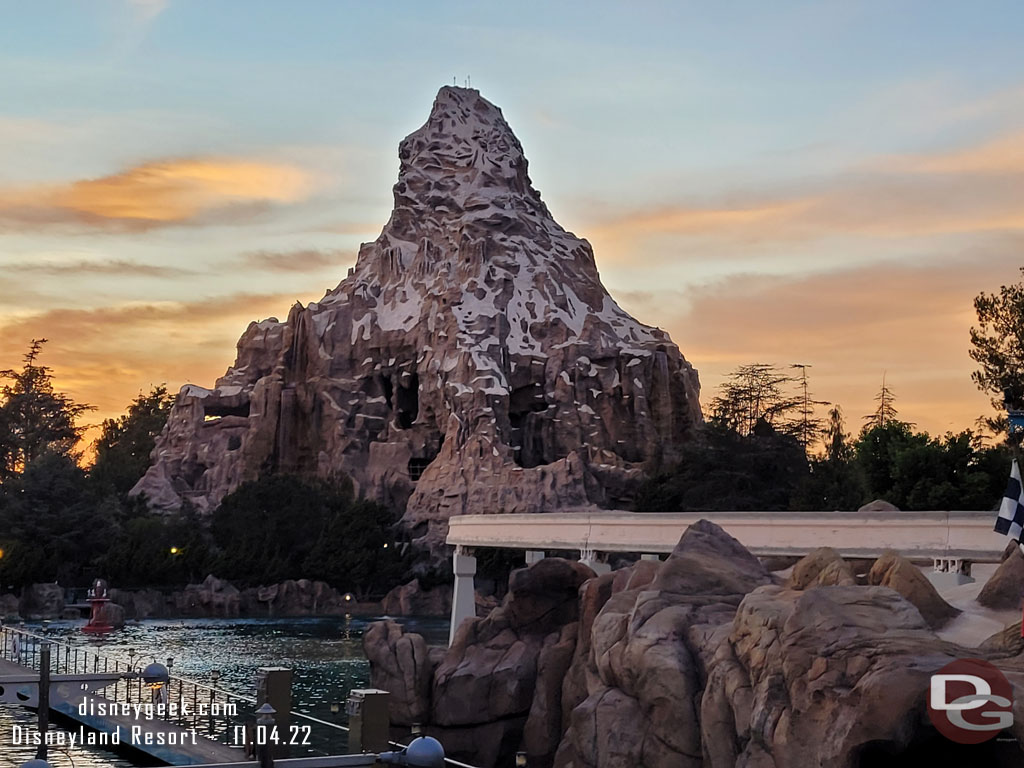 The Matterhorn as the sun was setting.