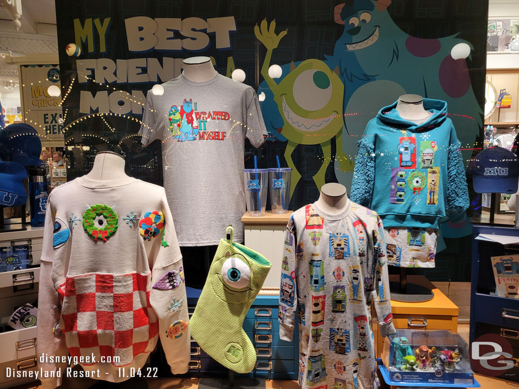 Some Monsters Inc Holiday merchandise