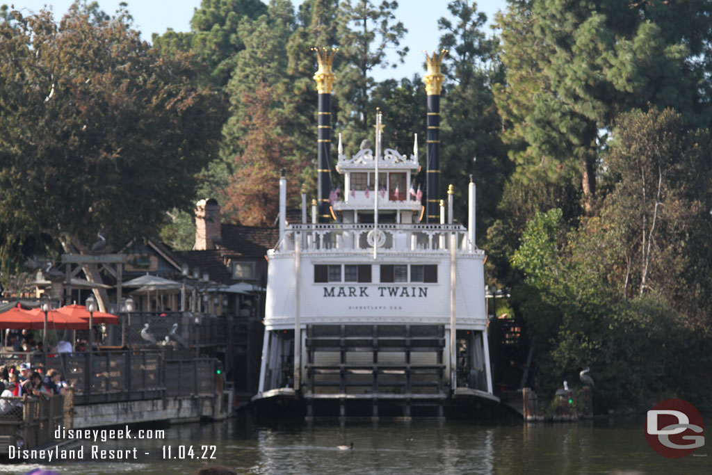 The Mark Twain is not in service this afternoon.