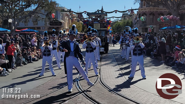 The Disneyland Band accompanied them