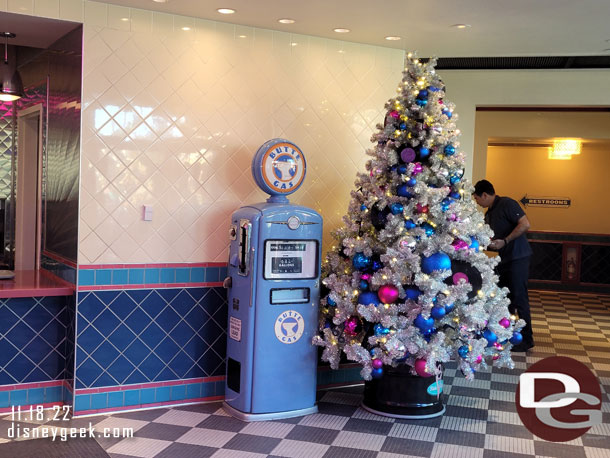 Waiting for my lunch at Flo's