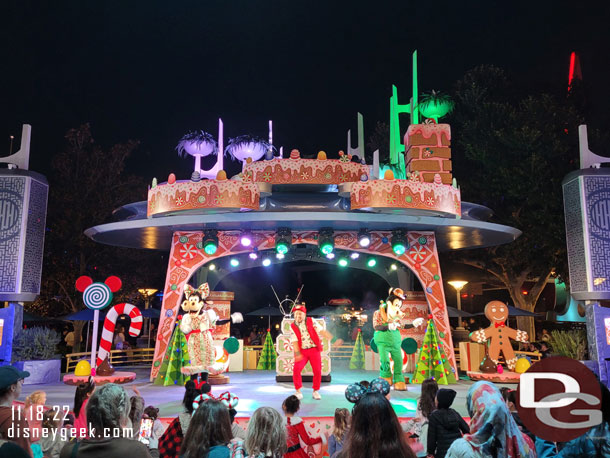 Disney Holiday Dance party underway at Tomorrowland Terrace