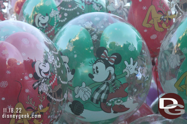 A better look at the Holiday Balloons