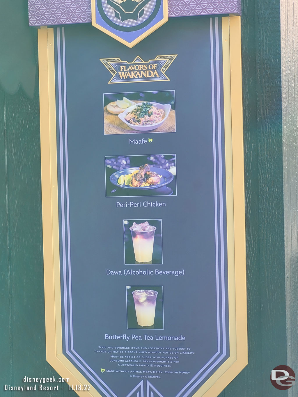 The Flavors of Wakanda Marketplace offerings