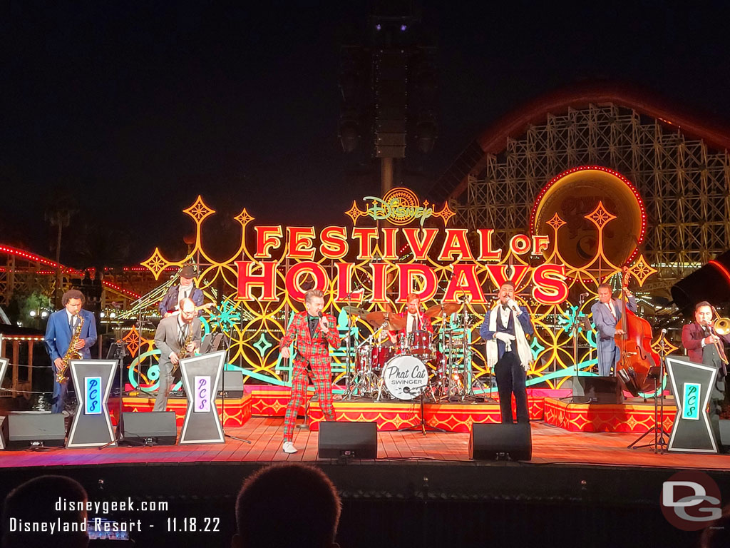 6:00: Phat Cat Swinger Holiday Concert is part of Disney Festival of Holidays