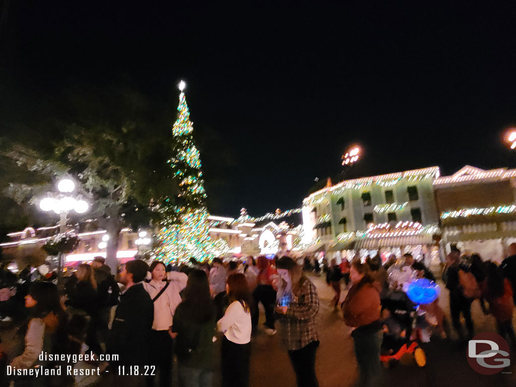 9:28pm - Arrived in Town Square.