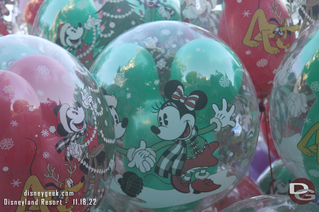 A better look at the Holiday Balloons