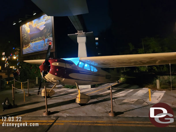 The plane has returned to Grizzly Peak Airfield.