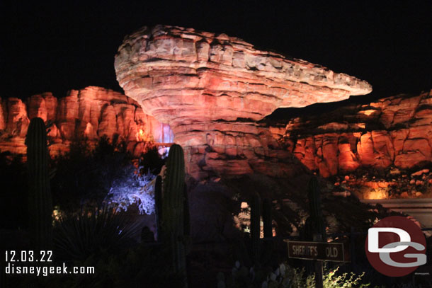 Passing through Cars Land