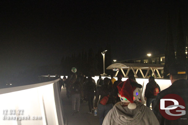 So all guests had to walk through Downtown Disney to reach the garage.