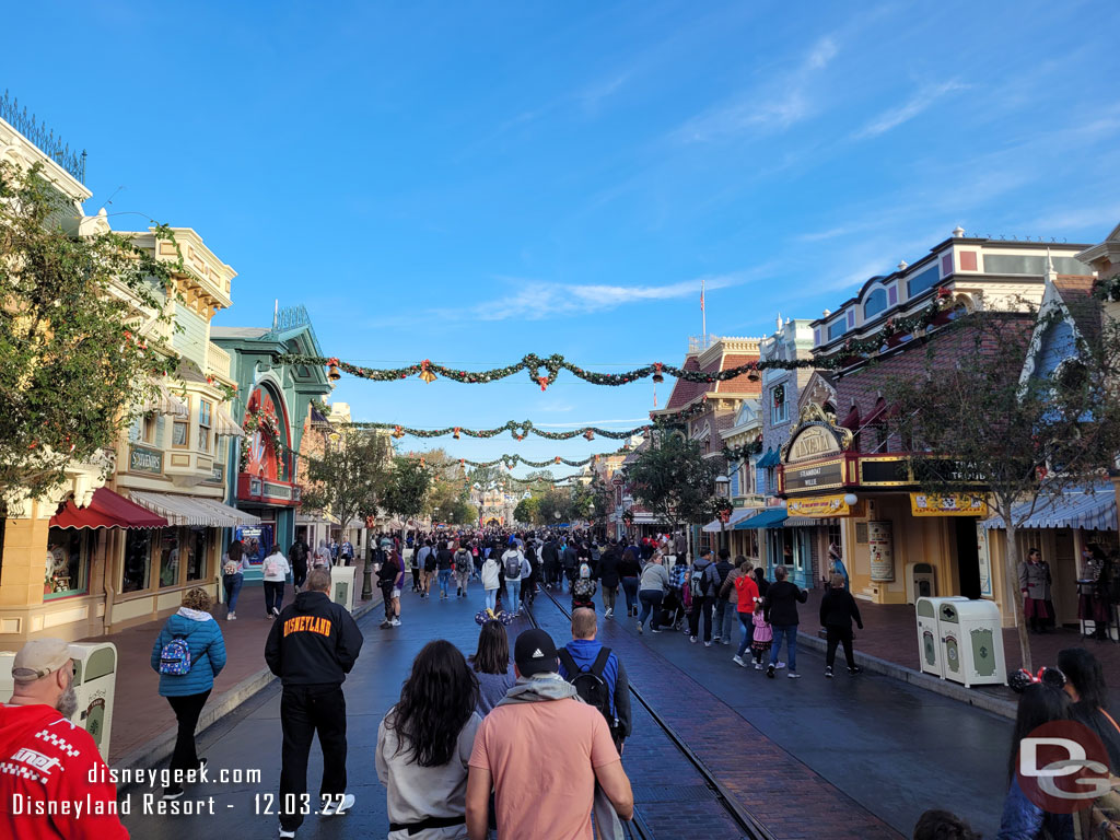 7:53am - Main Street USA