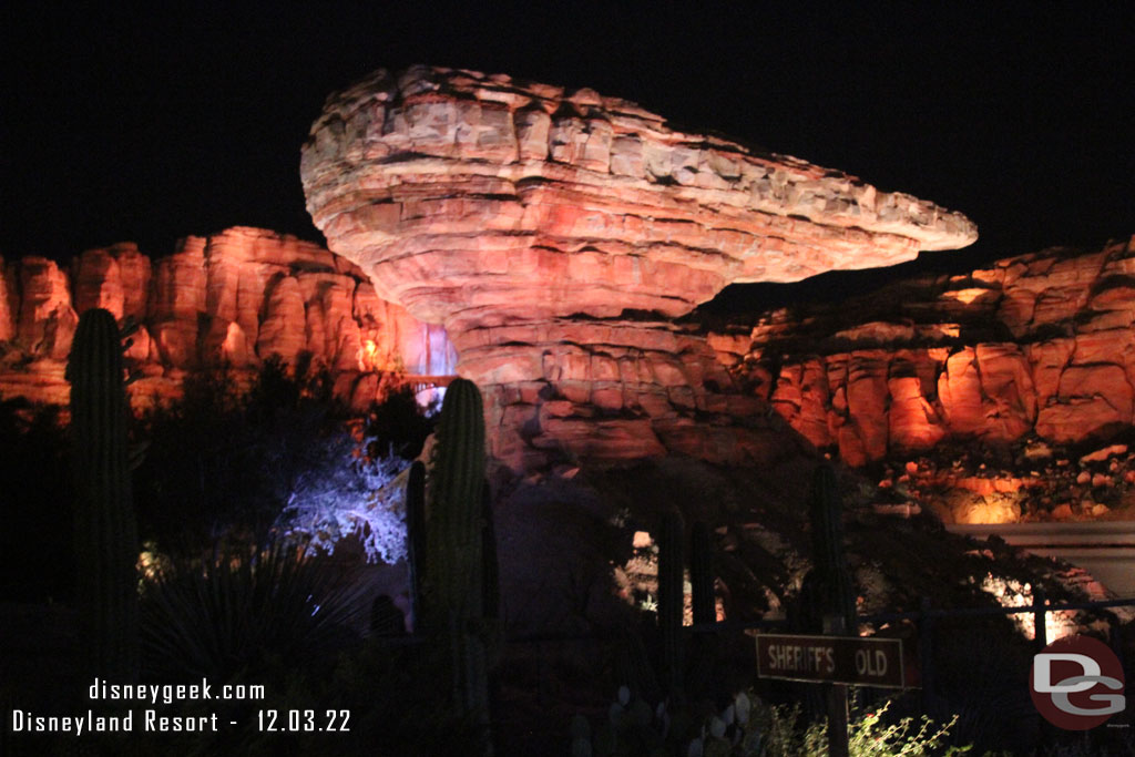 Passing through Cars Land