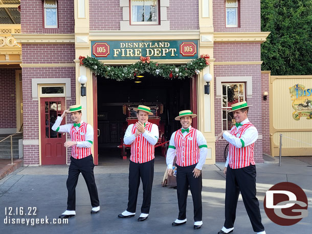 The Dapper Dans of Disneyland