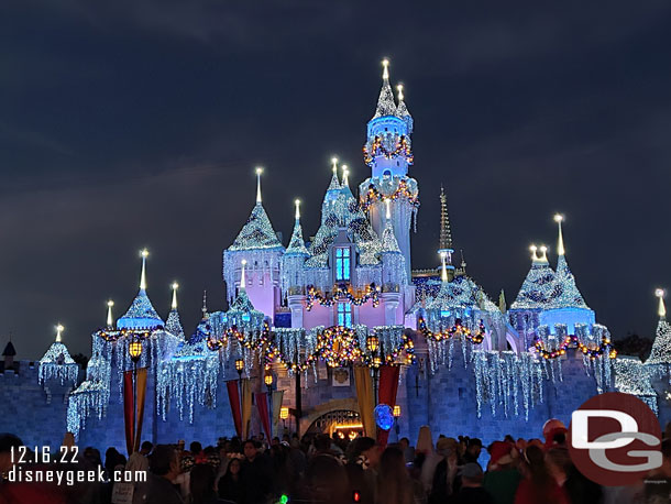 Sleeping Beauty Castle this evening.