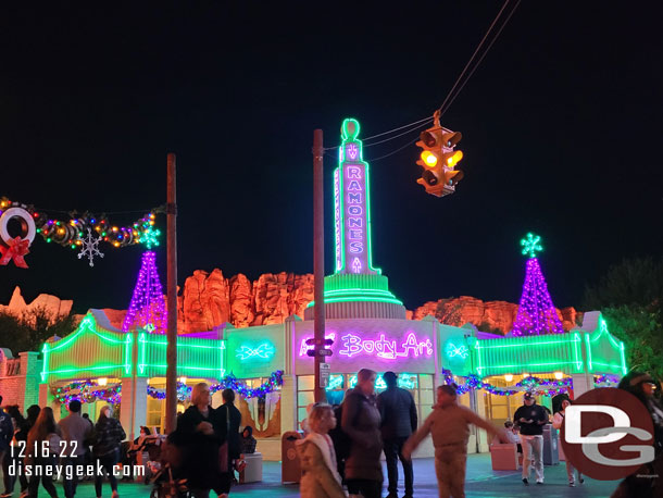 Passing through Cars Land