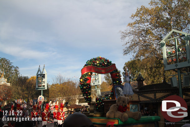 3:34pm - Passed the start of the parade in Fantasyland.