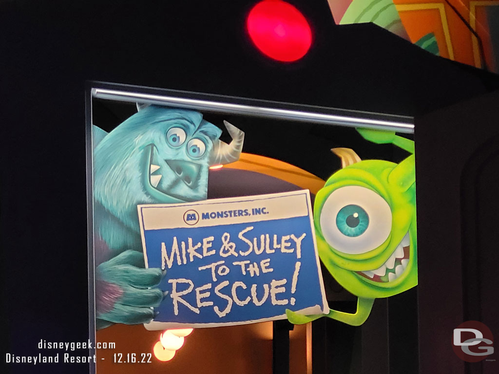 Passing by Monsters Inc, the posted wait was 45 minutes