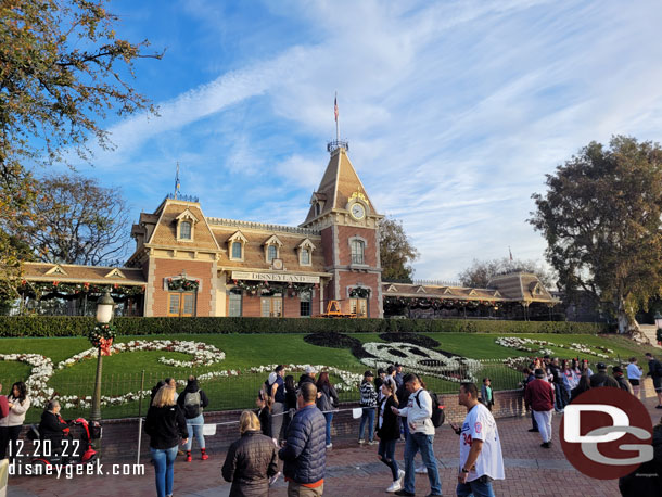 7:46am - Inside Disneyland