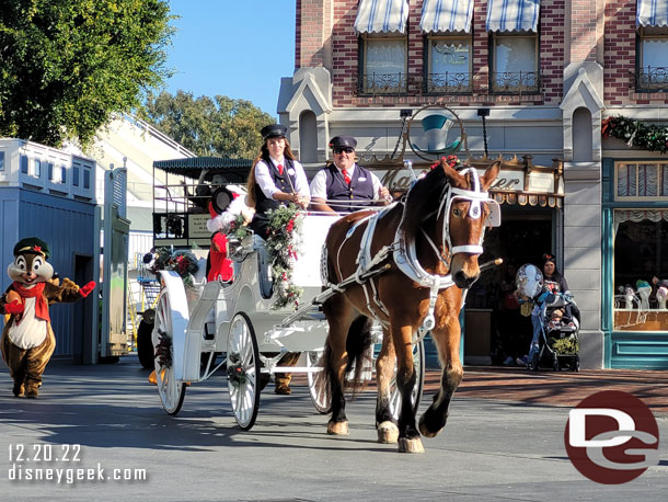 12:45pm - Time for the Mickey and Friends Cavalcade.