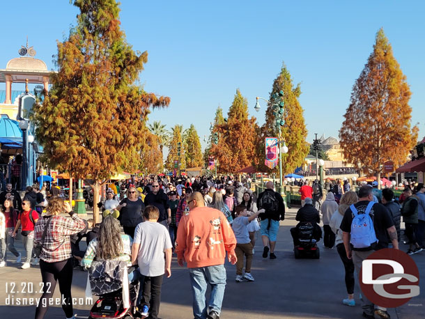 2:30pm - Walking through Disney California Adventure