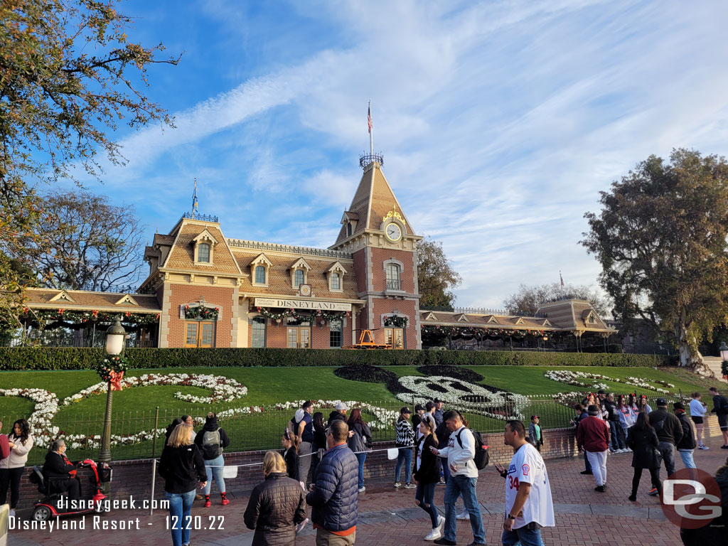 7:46am - Inside Disneyland