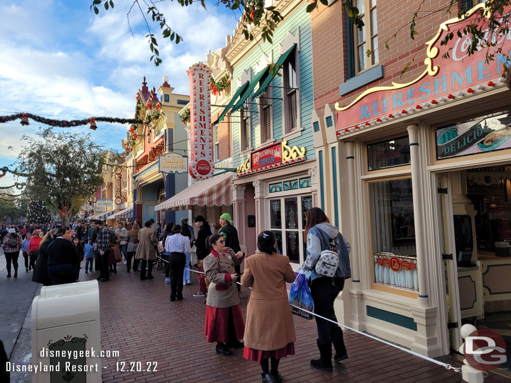 Today is a Candy Cane Day.  We opted not to buy one. The line was not bad.