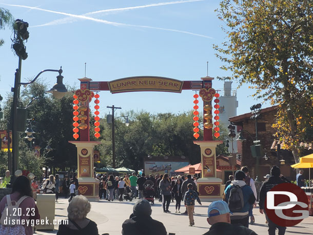 The Lunar New Year archway