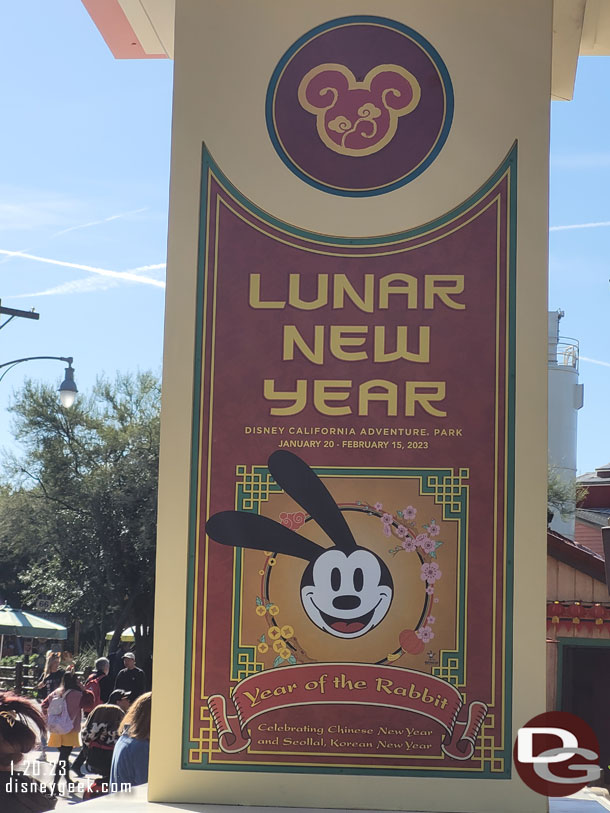 Oswald is featured to celebrate the Year of the Rabbit