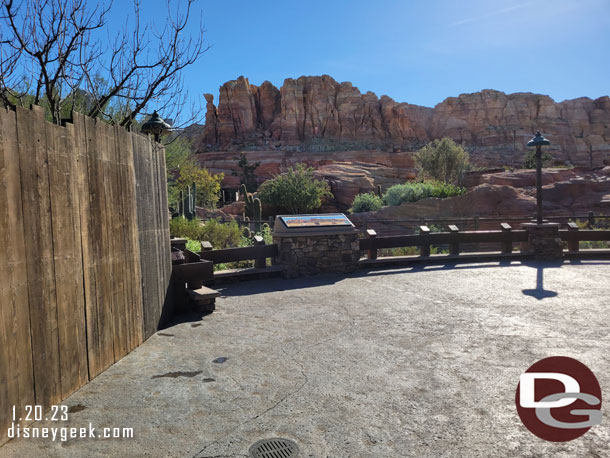 Radiator Springs Racers is closed for renovation