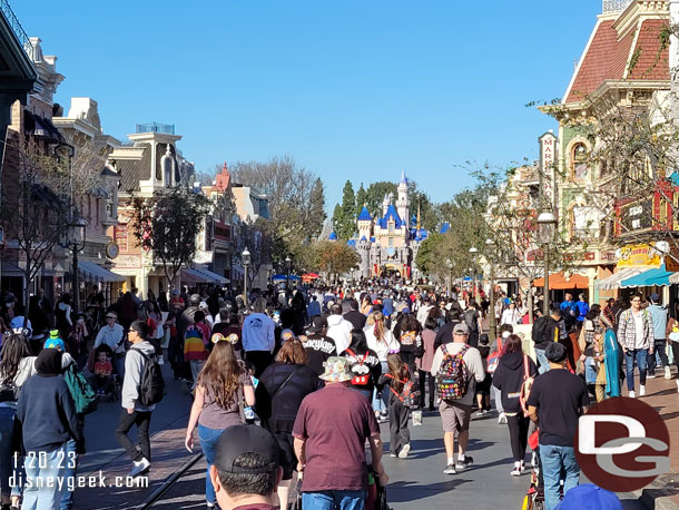 2:05pm - Main Street USA