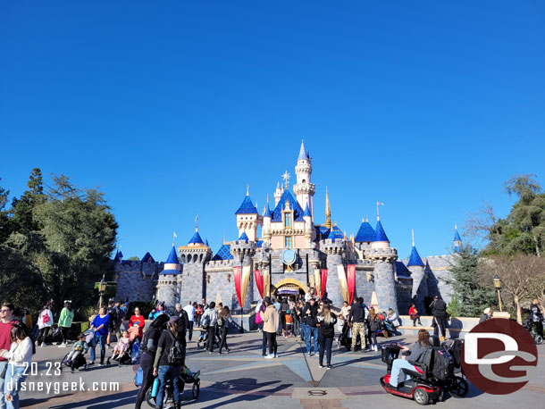 Sleeping Beauty Castle this afternoon