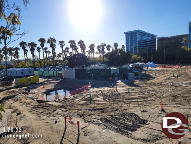 A look at the Downtown Disney West side construction.  Not a lot of visible progress.