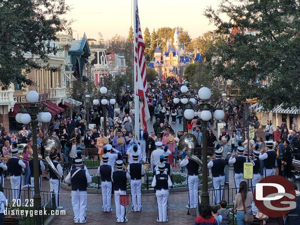 4:30pm Nightly Flag Retreat