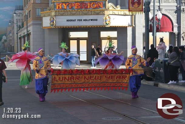 Decided to catch the 1:45 Lunar New Year Procession from Hollywood Blvd.