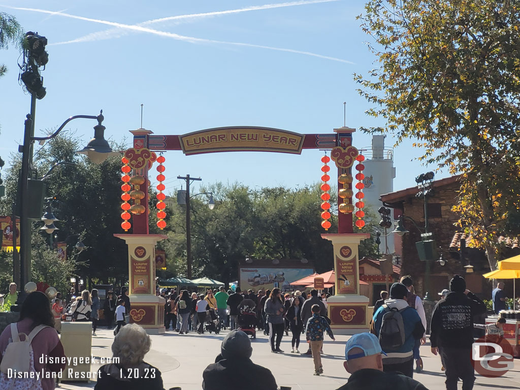 The Lunar New Year archway