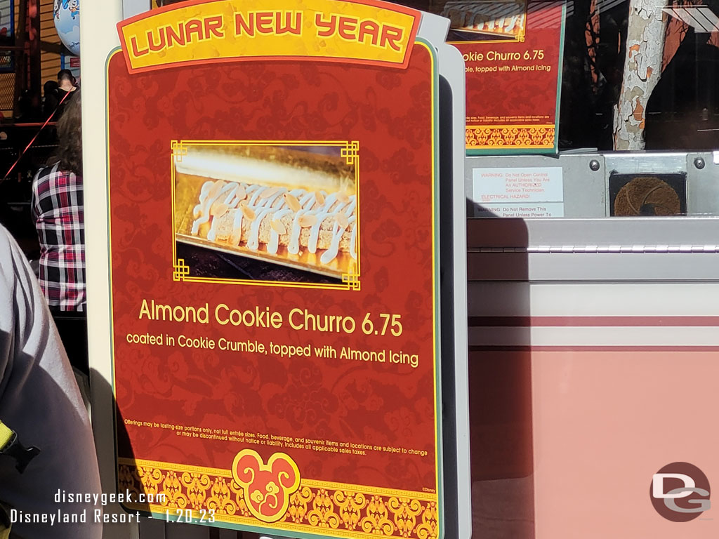 A Lunar New Year churro offering