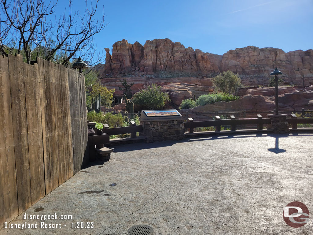 Radiator Springs Racers is closed for renovation