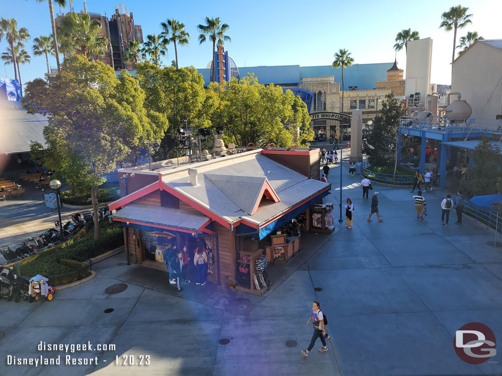 Passing over Disney California Adventure