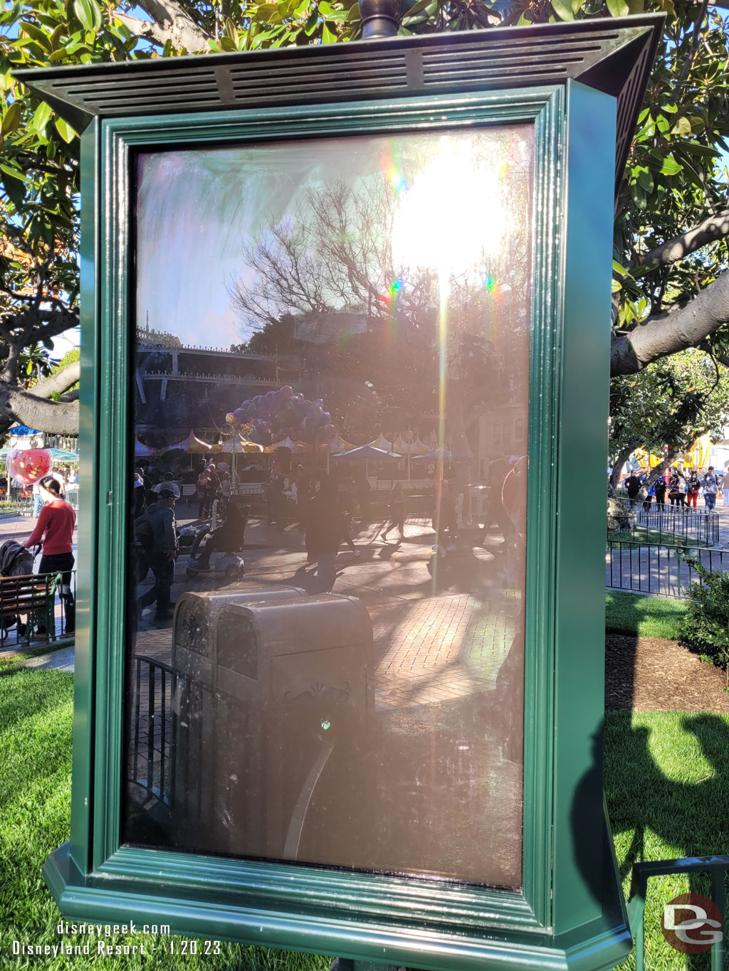 The other board on Main Street still was not working.