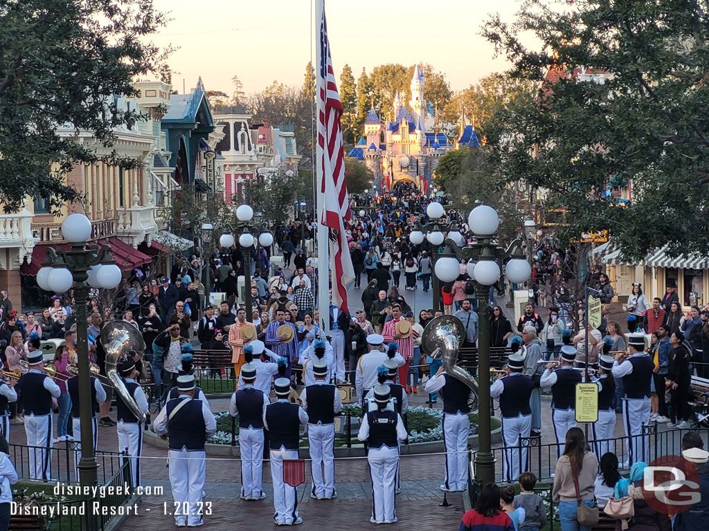 4:30pm Nightly Flag Retreat